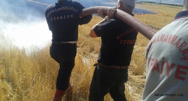 Anız yangınları çevreyi tehdit ediyor.