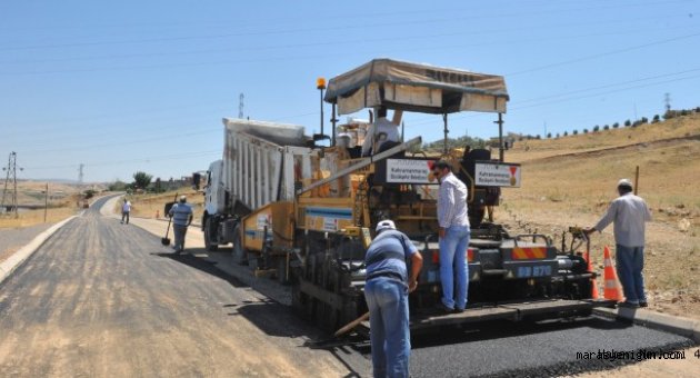 Asfalt Çalışması haller bölgesinde