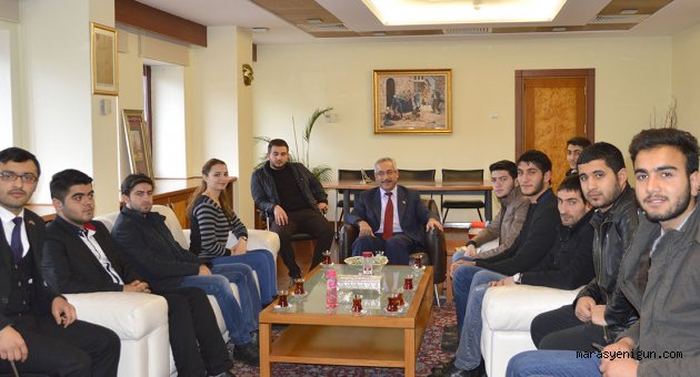 Azerbaycanlı Öğrencilerden' Durmuş Deveci’ye Ziyaret..