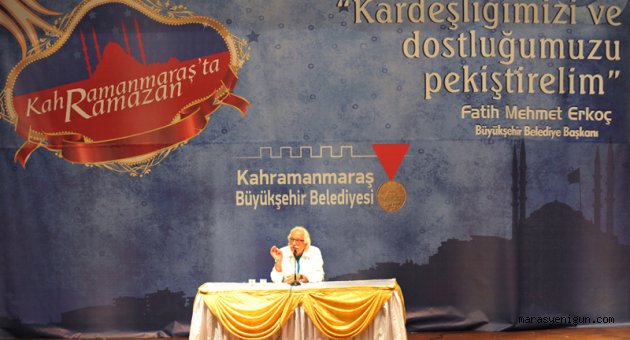 BAHADIROĞLU ‘RAMAZAN VE İNSAN’I ANLATTI