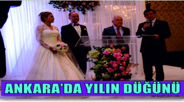 Başbakan Davutoğlu Ve Cemil Çiçek Nikah Şahitliği Yaptı