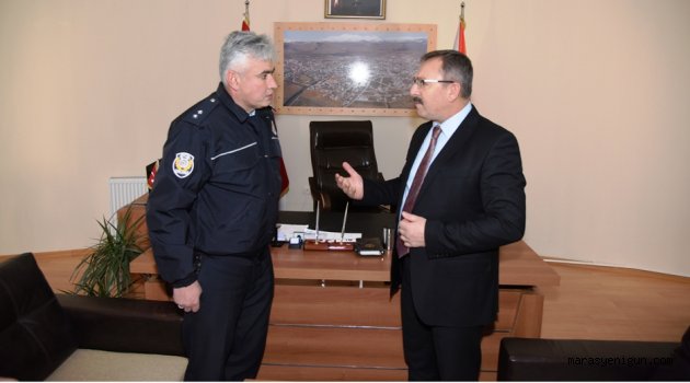 Başkan Aydın, İlçe Emniyet Müdürlüğünü Ziyaret Etti