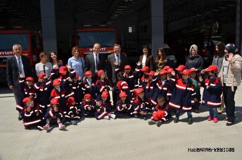BAŞKAN AYDINDAN İTFAİYEYE ZİYARET..