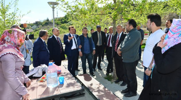 Başkan Erkoç Andırın Parkı’nda…
