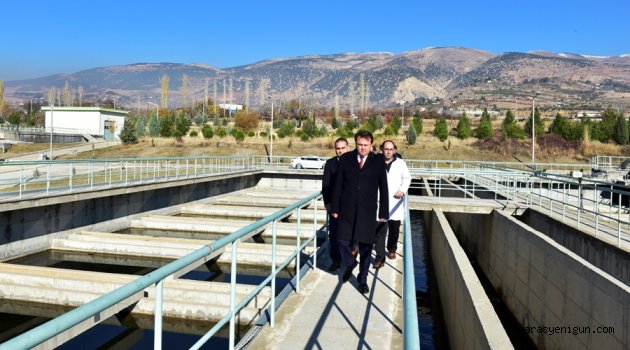 Başkan Erkoç Ayvalı Arıtma Tesisini İnceledi