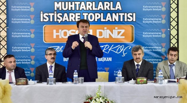 Başkan Erkoç Dulkadiroğlu Muhtarlarıyla Biraraya Geldi
