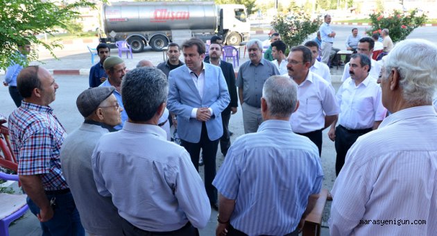 BAŞKAN ERKOÇ GÖKSUN’DA ESNAFLARI ZİYARET ETTİ