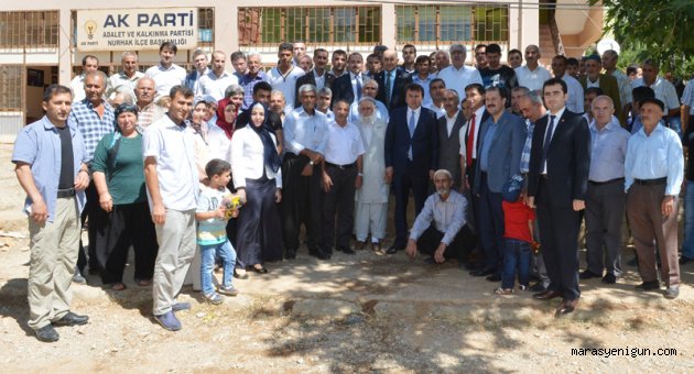 BAŞKAN ERKOÇ İLÇELERDE BAYRAMLAŞTI