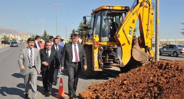 BAŞKAN ERKOÇ KAYSERİ YOLUNDA İNCELEMELERDE BULUNDU