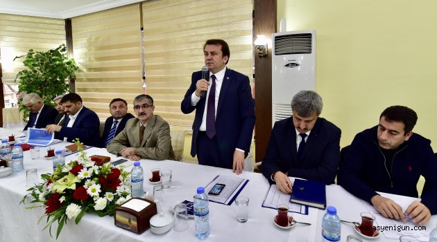 Başkan Erkoç Muhtarlarla Biraraya Geldi
