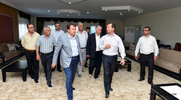 Başkan Erkoç Pazarcık Taziye Evini İnceledi