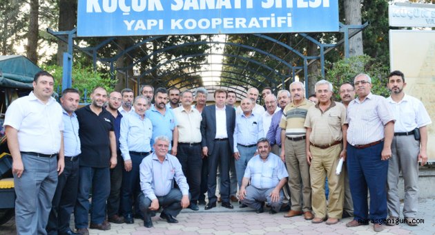 BAŞKAN ERKOÇ SANAYİ KOOPERATİFİNİ DİNLEDİ