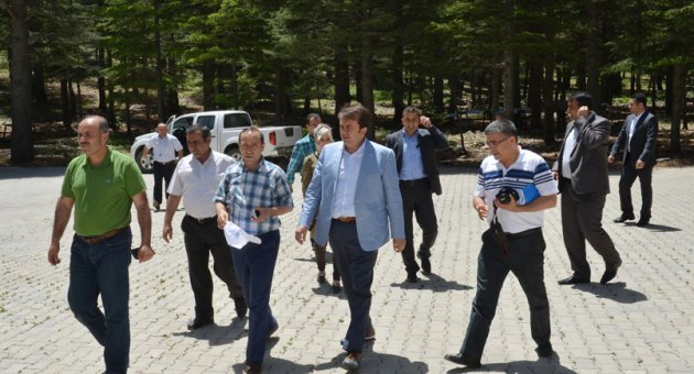 BAŞKAN ERKOÇ YAVŞAN YAYLASINI İNCELEDİ