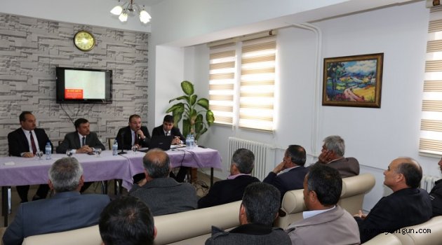 Başkan Güven, muhtarlarla bir araya geldi.
