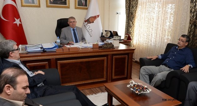 BAŞKAN GÜVENÇ’TEN MAHÇİÇEK’E NEZAKET ZİYARETİ