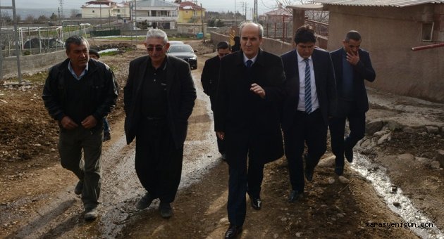 BAŞKAN OKAY, HİZMETİ YERİNDE İNCELEDİ