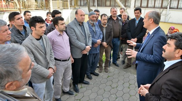 BAŞKAN OKAY, ŞEYH ADİL VE MENDERES MAHALLESİ SAKİNLERİYLE BİR ARAYA GELDİ