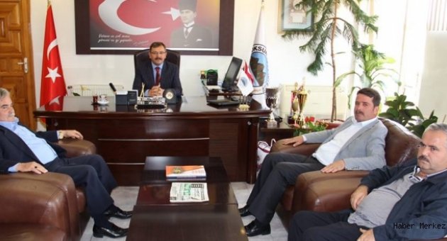 Hüseyin Coşkun Aydın'a makamında ziyaret.