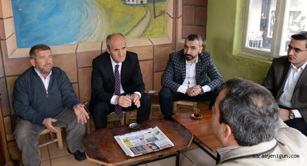 BELEDİYE BAŞKANI NECATİ OKAY ESNAF ZİYARETLERİNE ARA VERMEDEN DEVAM EDİYOR