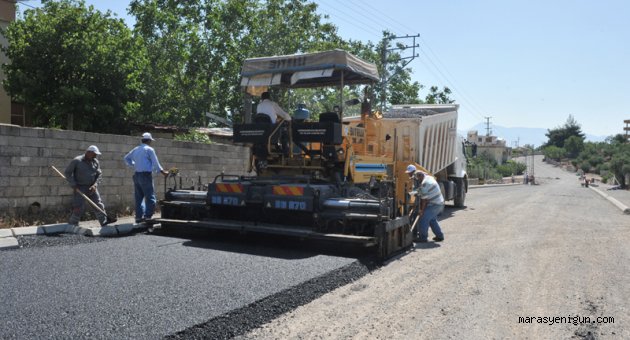 Büyükşehir Belediyesi İlk asfaltı Döktü