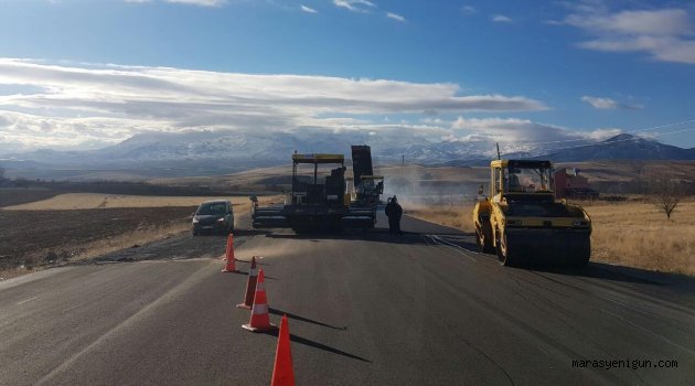 Büyükşehir’den Afşin’de Asfalt Çalışması