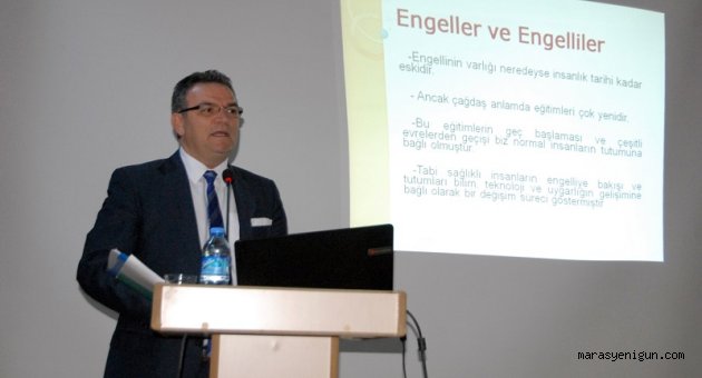 BÜYÜKŞEHİR’DEN ELBİSTAN’DA ENGELLİ KONFERANSI