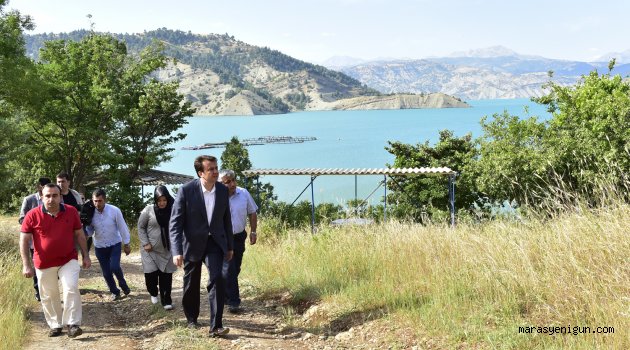 Büyükşehir’den Menzelet Kenarına Mesire Alanı