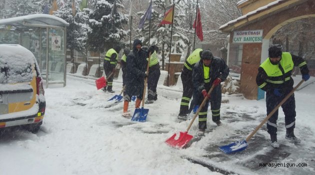 Büyükşehir Kar Temizleme Çalışmalarına Başladı