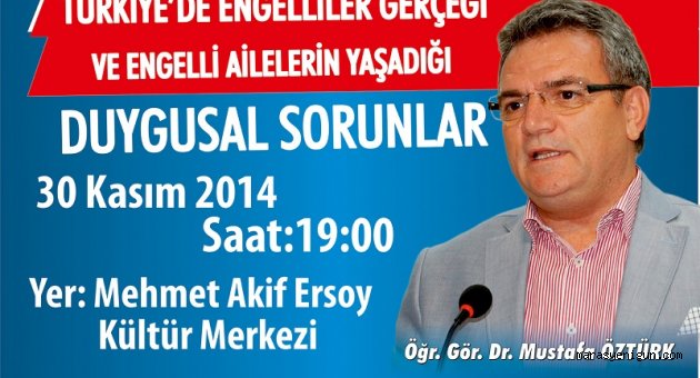 BÜYÜKŞEHİRDEN ENGELLİLER GÜNÜ KONFERANSI