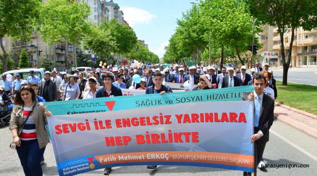 Büyükşehirden Engelliler Yürüyüşü