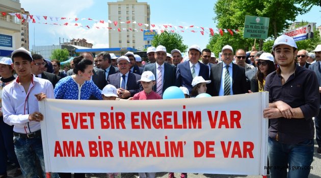 Büyükşehirden engelliler yürüyüşü