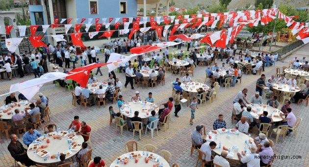 ÇAĞLAYANCERİT’TE İFTARA YOĞUN İLGİ