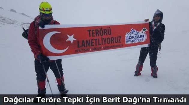 Dağcılar Teröre Tepki İçin Berit Dağı’na Tırmandı