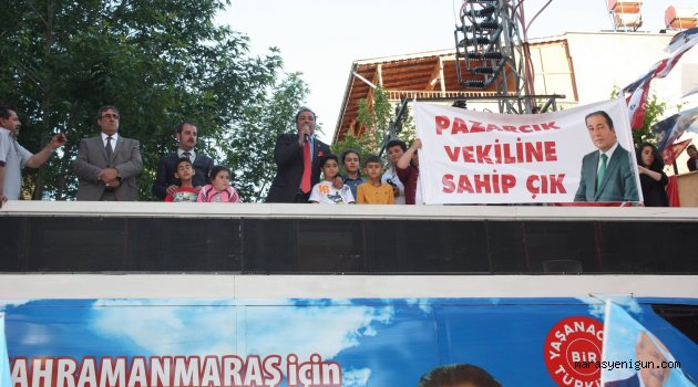 Dalkara pazarcık’ta gövde gösterisi yaptı.