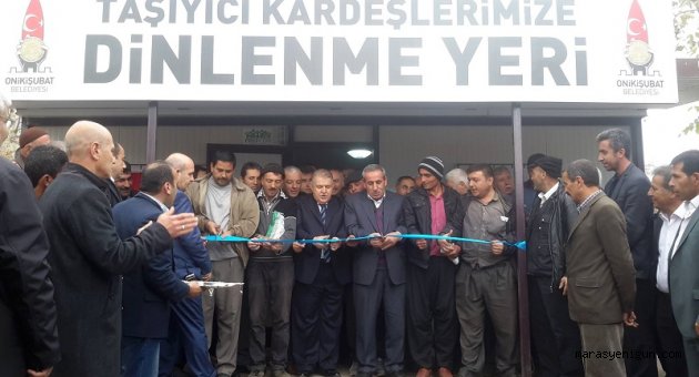 DİNLENME NOKTASI HİZMETE SUNULDU
