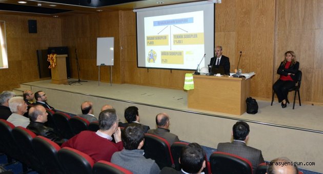 DULKADİROĞLU BELEDİYESİNDEN ÇALIŞANLARINA İŞ GÜVENLİĞİ EĞİTİMİ