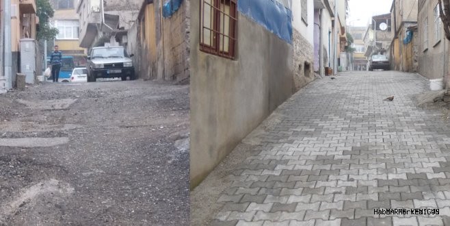 DURAKLI MAHALLESİ SOKAKLARINA PARKE