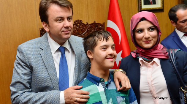 Engellilerden Başkan Erkoç’a Ziyaret