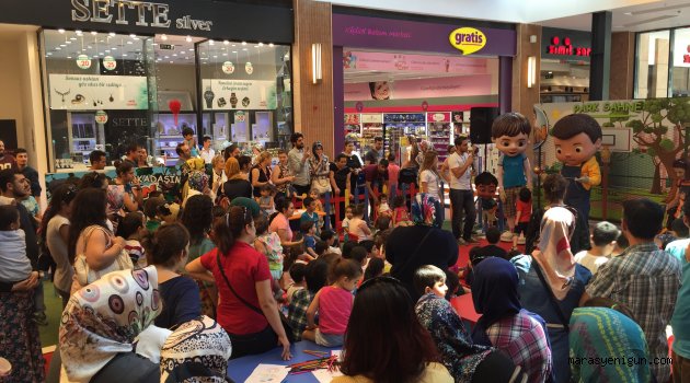 Forum Gaziantep’in minik ziyaretçileri Can’ı çok sevdi!