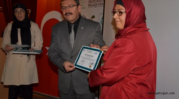 Göksun’da Girişimciler Sertifikalarını Aldı