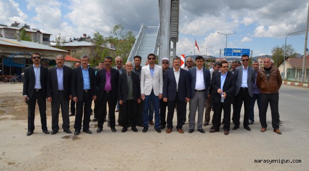 Göksun’un İlk Üst Geçidi Hizmete Girdi