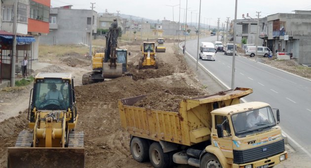 Göllülü Yusuf Çavuş Yolu Yapılıyor.