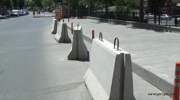 Güvenlik Betonları Trafik Akışını Aksatıyor
