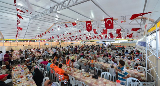 İftar yemeği için hazırlıklar tamam