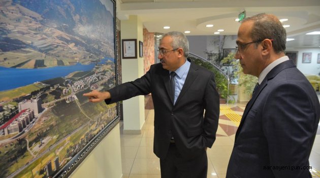 İl Emniyet Müdürü Doğan İnci,den Rektör Deveciye ziyaret