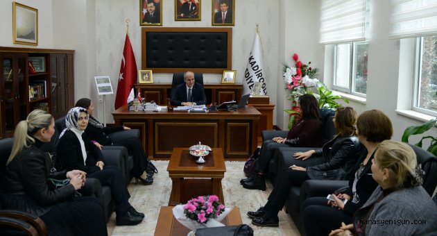 KADIN GİRİŞİMCİLERDEN BAŞKAN OKAY’A ZİYARET