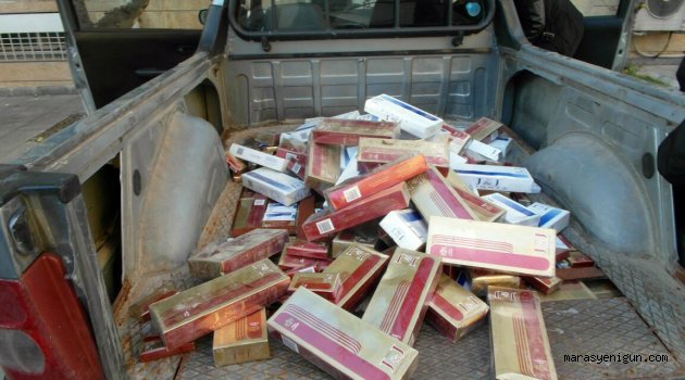Kahramanmaraş’ta Kaçak Sigara Ve Uyuşturucu Operasyonu