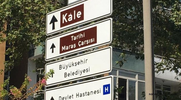 Kahramanmaraş Yollarına 400 Yenı Yön Levhası