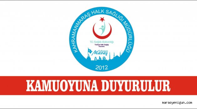 Kamuoyu’na Önemle Duyurulur