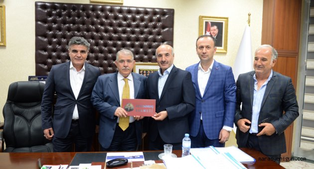 KENT MARAŞ DER ÜYELERİ BAŞKAN MAHÇİÇEK’İ ZİYARET ETTİ